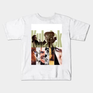 Stanley Kubrick Collage Portrait Kids T-Shirt